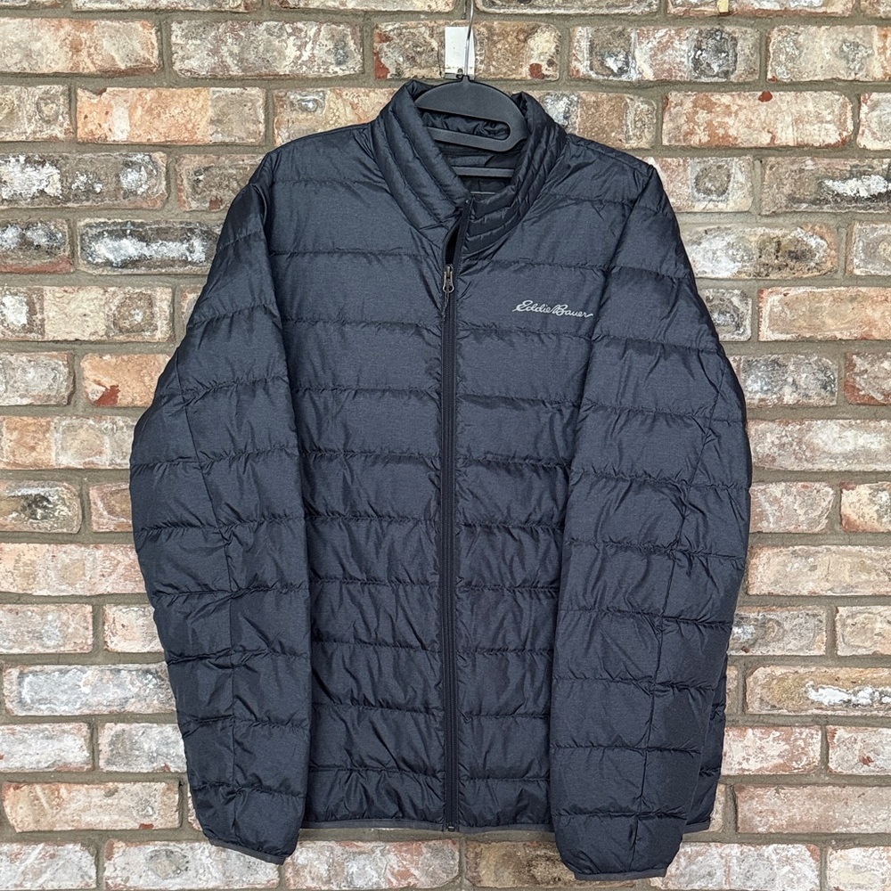Eddie Bauer Men's Dark Puffer Jacket